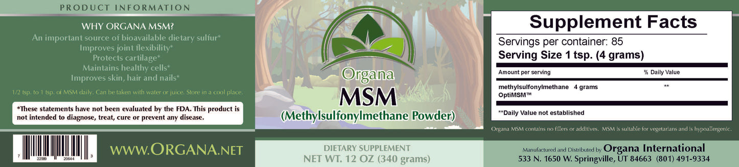 MSM - Organa International