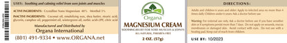 Magnesium Cream