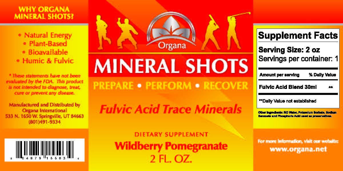 Organa Mineral Shots